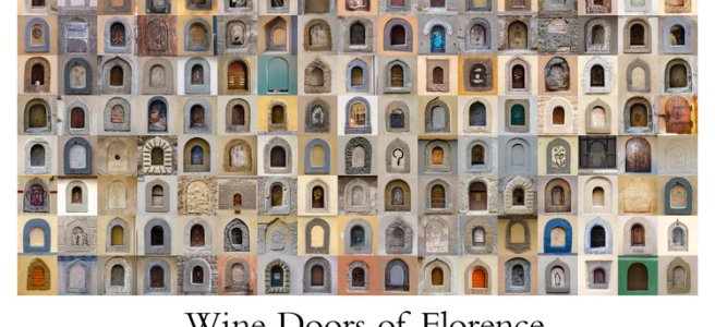 Print Wine doors of Florence Robbin Ghessling 2019 and 2020